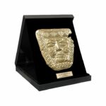 Golden mask, Trebenista, Ohrid, 5th century b.c. Macedonia